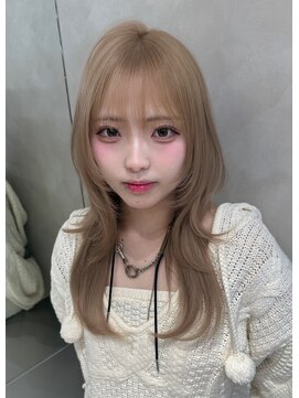 アスター 天神大名店(Aster) 福岡で叶う/オリーブグレー/小顔に見えるヘア/ココアベージュ