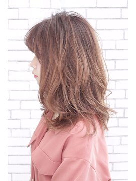 ふんわりセミロング