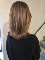 ヴィサージュメゾン(VISAGE maison)&nbsp;ミディアムレイヤーボブ×ハイローライト