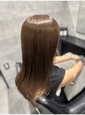 大人ガーリー/似合わせカット/イメチェン/前髪/水素カラー