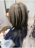 おしゃれ女子のアンブレラカラー バイカラー Wカラー