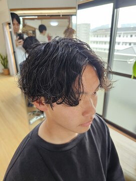 あのん 波巻きパーマ