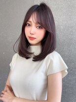 ロンドアリシア 金山(Lond Alexia) レイヤーボブ×ラベンダー