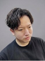 ウエストサイドカットクラブ(West Side Cut Club)&nbsp;パートスタイルブラックピンパーマスパイラルスタイル