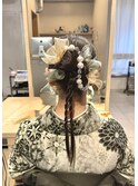 卒業式ヘアセット