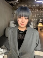 ステップボーンカットオオサカ(STEP BONE CUT OSAKA Via TICK-TOCK)&nbsp;深海ネイビー×シルバールーツ/大阪梅田
