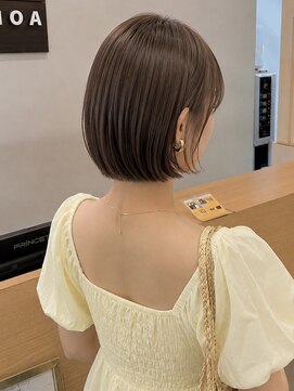 ノア 三宮店(NOA) 【NOA】髪質改善ストレート×艶感ミニボブ｜大人ナチュラルボブ