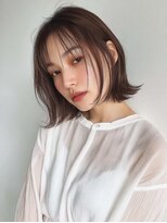 ユニカ オレ(UNIKA ore)&nbsp;ハッシュカットグレージュデザインカラーツートーンカラー北長瀬