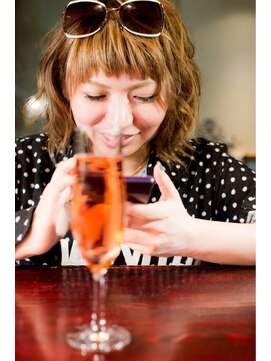 アスイン(asuin) イエローローライトショートボブ☆BELLWOODHAIRスタイル