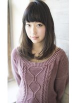 リュドール 栄(Rue D’or) 黒髪柔らか大人かわいいマッシュバングワンカールby水谷