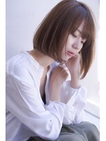 ラルジュ(large)&nbsp;【large】重めのワンカールボブ/結べるボブ/抜け感ヘア