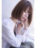 【large】重めのワンカールボブ/結べるボブ/抜け感ヘア