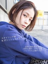 ジーテ(gite)&nbsp;イルミナカラー小顔コンパクトボブ　「横浜/髪質改善/縮毛矯正」