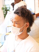 リビーチ ヘア リゾート 赤羽(Rebeach HAIR RESORT)&nbsp;【赤羽リビーチ】ハードツイスト×２ブロックスタイル