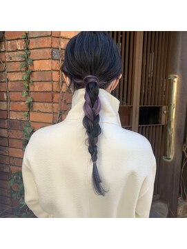 アルコイリスバイドールヘアー(ARCOIRIS by Dollhair) くすみカラー切りっぱなし濡れ髪くびれショート大阪都島髪質改善