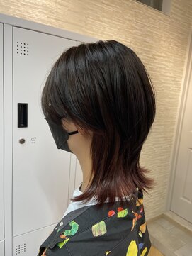 トゥーリ 藤崎店(tuuli) ミニウルフ、インナーカラー