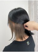インナーカラー×ミルクティーベージュ【CIEL×maki】