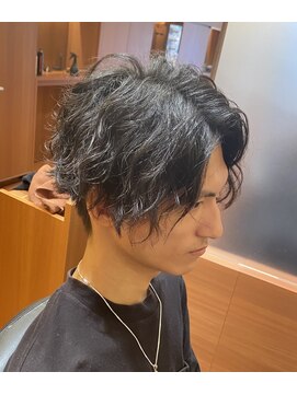 モッズヘア メン 上尾東口店(mod's hair men) 波巻きスパイラル　ツイストスパイラル　センターパート