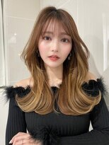 エリス 四条烏丸店(ELIS) 【韓国風】くびれミディ×シースルーバング