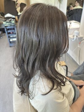 ログ(Log) 白髪ぼかしハイライト