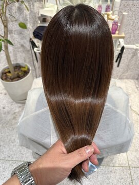 ゼストソエル(ZEST soell) ナチュラルブラウンな髪質改善カラートリートメント