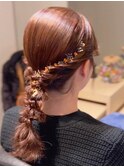 結婚式お呼ばれヘアセット