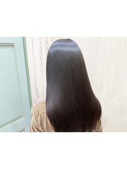 【カット×前髪縮毛矯正\11000~】ダメージレス★伸ばすだけじゃない!ナチュラルなストレートヘアに[東村山]