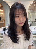 顔まわりザクザクレイヤー 似合わせカット