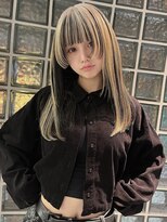 ペレ 梅田(PELE)&nbsp;前髪/アンブレラカラー/こなれミディ/イメチェン/ウェーブパーマ