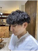 マッシュ×波巻きスパイラル