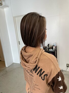 キング 高槻(K!ng) 縮毛矯正髪質改善ハイライトレイヤーカット高槻美容室エクステ