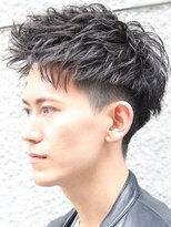 ブレイズ(BLAZE)&nbsp;黒髪アップバングツーブロック