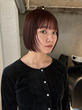 ダンボ(DUMBO) ミニボブ レッドボブ ボルドー