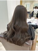 チョコブラウン アッシュブラウン 透明感カラー