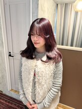 エッセ 大阪梅田茶屋町店(esse) お顔まわりカット×暖色カラー