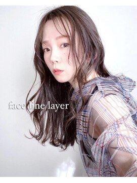 アン たまプラーザ(un) 顔まわりレイヤー小 顔ミディアム【髪質改善オージュアサロン】