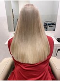 ハイトーンミルクティベージュシルキーベージュホワイトブロンド