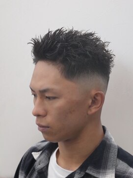 アストロ(ASTRO) 一宮スキンフェード×ツイストパーマ大人ビジネスモテ髪20代30代