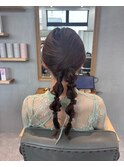 お呼ばれ結婚式ヘアセット
