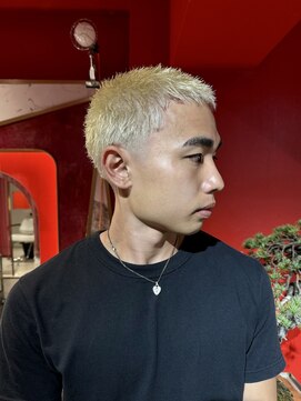 メリケンバーバーショップ トーキョー(MERICAN BARBERSHOP TYO) スパイキーショート/ツーブロック/アップバング【嶋壽】285