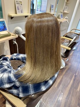 グリーンフィールコパン(green feel copains) カーキベージュ/METEOトリートメント♪