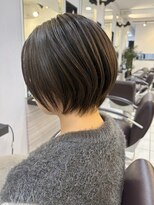 ヘアーアンドカラー ルジャルダン 葛西店(le jardin) グレージュのショートボブ