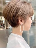 三鷹吉祥寺ハンサムショートボブ顔まわりレイヤー40代