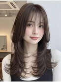 髪質改善ストレート/ハッシュカット/バタフライレイヤーカット