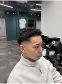 スキンフェード極道パーマ