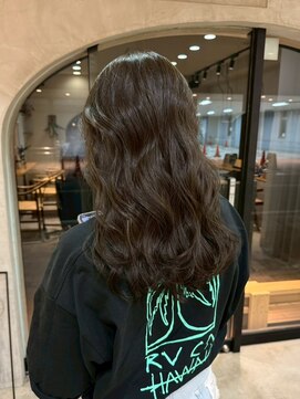 ヘアーブレイス(hair brace) 千葉駅/着物ヘア/大人ガーリー/ダークアッシュ/似合わせカット