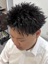 ナム 錦糸町(NAM)&nbsp;MEN’S/リバースセンターパート/ニュアンスパーマ/錦糸町