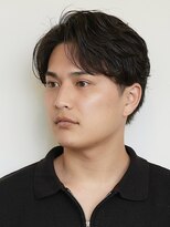 ログ(LOG)&nbsp;ナチュラルセンターパート フェザーパーマ メンズ 高松