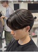 ニュアンスパーマストレートパーマセンターパート