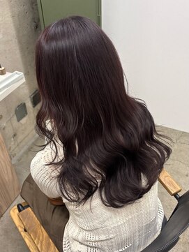 コタン(COTAN) ボルドーレッド×レイヤーカット<中路>